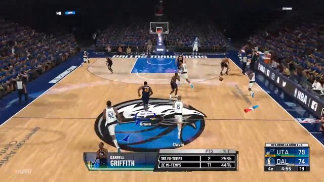 90's REPLAY S1E09 Jazz@Mavs 1990 WCQF Game 3 - LE REPLAY DES 90's NBA 2k20 saison 1 смотреть онлайн