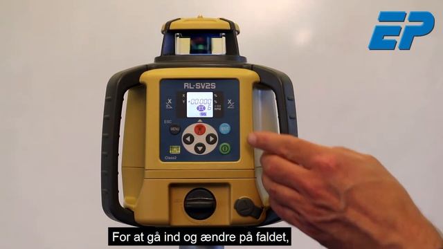 2-falds laser fra Topcon | Hvordan ændrer man fald? смотреть онлайн