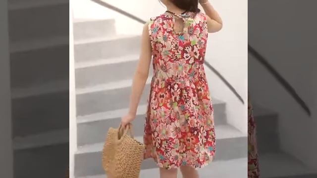 Летнее платье для девочек; костюм в корейском стиле девочек подростков; детское принцессы смотреть онлайн