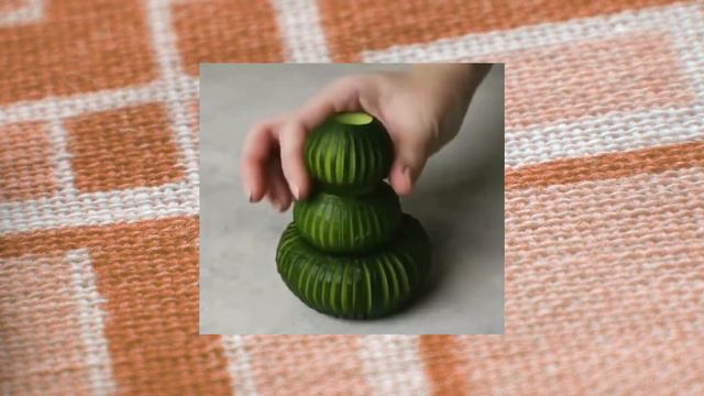 Необычная нарезка овощей и фруктов Unusual cutting of fruits and vegetables смотреть онлайн