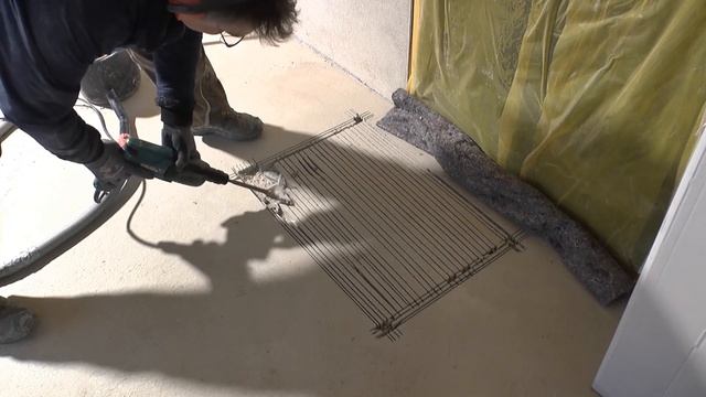 Einbau ACO Schuhabstreifer in Betonestrich, Bosch GNF 35 CA, Nilfisk Attix 44-2L смотреть онлайн