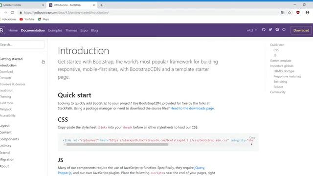 Como agregar BOOTSTRAP 4 Correctamente a un HTML смотреть онлайн