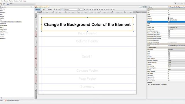 How to Change the Backcolor of the Element in Jasper Report/IReport/JasperSoft Studio - Intact Abod смотреть онлайн