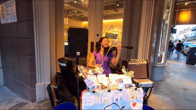 New Orleans Street Violinist Tanya Huang Performs 