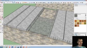 Раскладка плит перекрытия, монолитные участки и проёмы