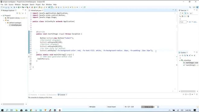 Inline CSS JavaFx смотреть онлайн