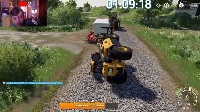 Farming Simulator 19 на карте село ягодное v3.0.1 стрим смотреть онлайн