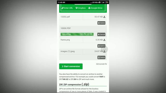 How To Convert pdf File to the Zip File. || Using Android ||. смотреть онлайн