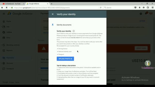 how to apply adsense pin after 10$ | how to apply for adsense pin | adsense account verification смотреть онлайн