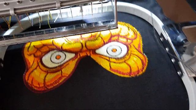 ITH Halloween sleep mask machine embroidery design by Royal Present Embroidery смотреть онлайн