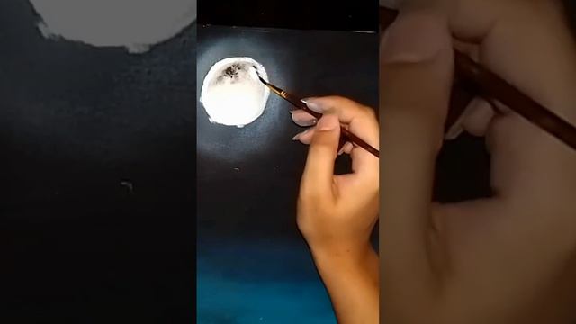 Easy cloudy night tutorial for beginners full detail tutorial video was uploaded now #paiting #art смотреть онлайн