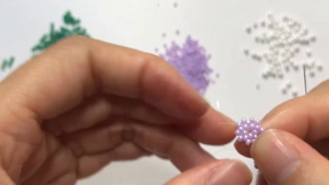 how to make this easy bead flower#beads #beadtutorial смотреть онлайн