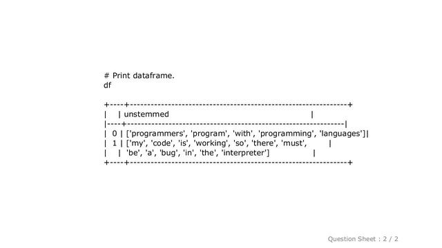 Pandas : Python stemming (with pandas dataframe) смотреть онлайн