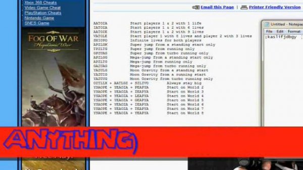 How to insert game genie cheats into VirtuaNES