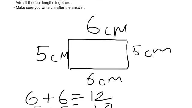 Working out the perimeter of a rectangle смотреть онлайн