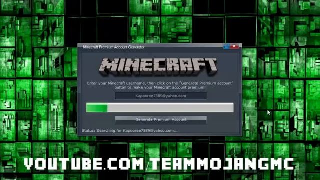 Free Minecraft Premium Account Generator 2013 смотреть онлайн
