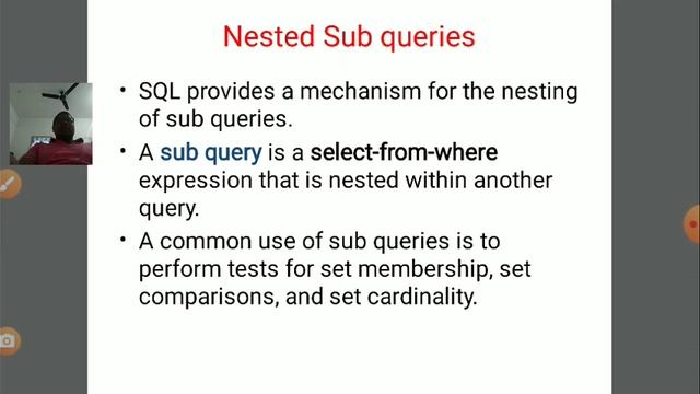 Nested Sub-queries and NULL Values in SQL by Rajendra Aaseri, Assistant Professor GBC Didwana смотреть онлайн