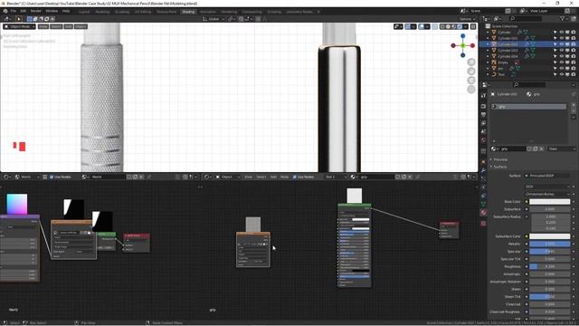 Photorealistic Product Render I Case Study 02 | Pencil Blender Tutorial (Part Two: Texturing) смотреть онлайн