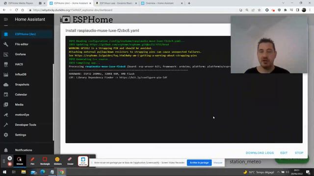 #55 Raspiaudio + ESPhome + Music assistant ou comment avoir de la musique connectée sans cloud смотреть онлайн
