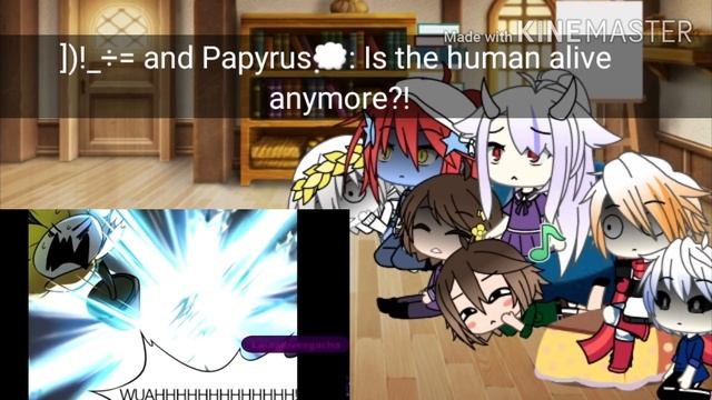 Undertale reacts to "Underplayer" {Gacha Life Reaction} смотреть онлайн