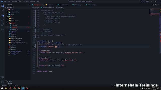 17 Data Fetching With Libraries React Query 1 смотреть онлайн