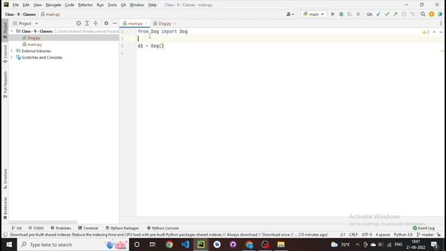 Class 9 - Python Basics - Classes in Python смотреть онлайн