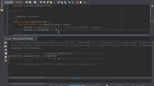 Learn Java - Output смотреть онлайн