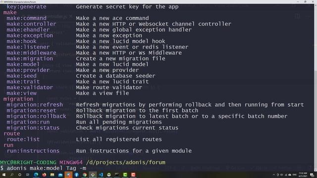 AdonisJS is a Node MVC framework | Tag migration | EP07 смотреть онлайн