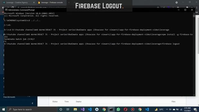 Deploy website on firebase (Firebase hosting tutorial) смотреть онлайн