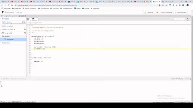 Programming Fibonacci Sequence Kotlin смотреть онлайн