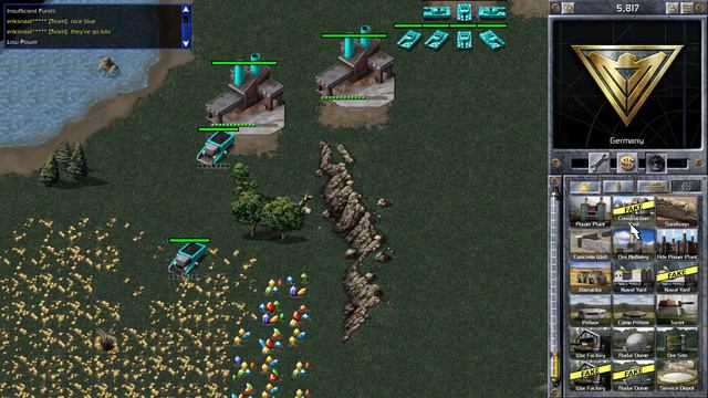 Command and Conquer Red Alert Remastered 3v3 (Great Game) смотреть онлайн