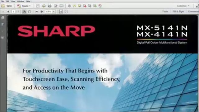 Sharp МФУ - Сканирование с распознаванием смотреть онлайн