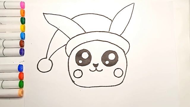HOW TO DRAW CUTE CHRISTMAS PIKACHU. смотреть онлайн