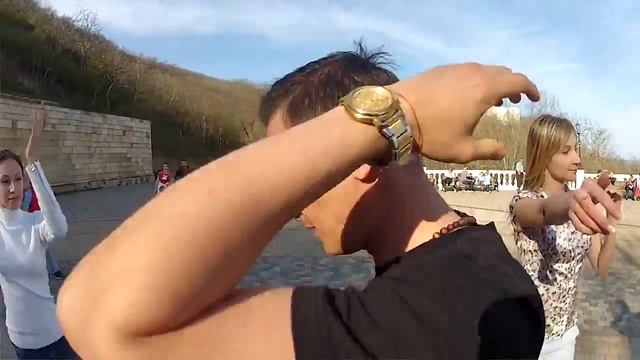 Dance Cafe Флешмоб сальса руэда Пятигорск 2015 смотреть онлайн