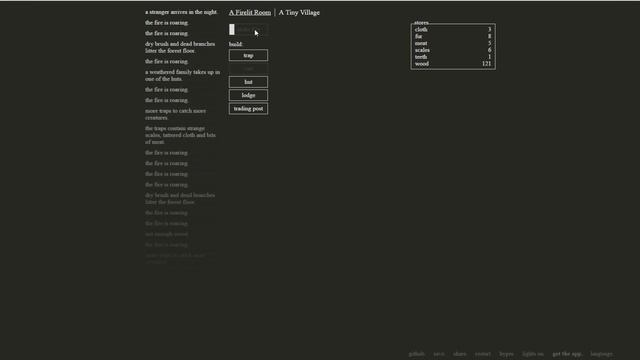 A Dark Room: Minimalist Text Adventure (Part 1) - Creating the Village смотреть онлайн