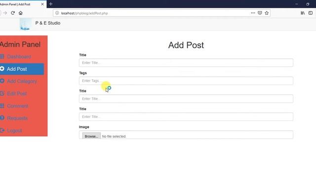 PHP Blog part 7 Designing Add Post смотреть онлайн