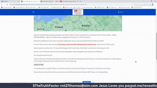 Russian Air Field in Pskov Hit By Drones Reports CLAIM Launched from Estonia (NATO) смотреть онлайн