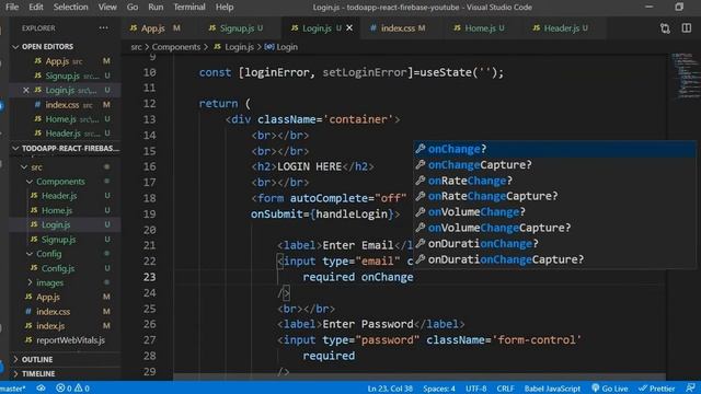TodoApp with React and Firestore #3 Signup/Login and Conditional Rendering смотреть онлайн