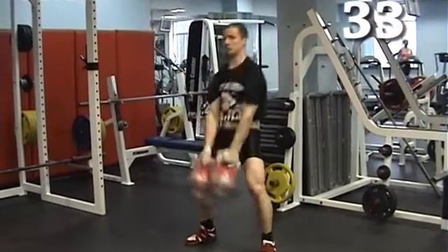 [Workout #10] 2x33 kg kettlebell long cycle 7 min / Денис Васильев - тренировка смотреть онлайн