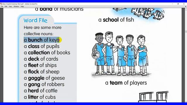 Parts of Speech Part 1|Unit 7 - Collective Nouns смотреть онлайн
