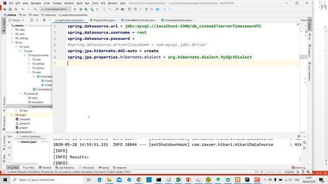 Part 1 - Application Mobile avec FLUTTER du Projet CINEMA - Rappel Backend Spring смотреть онлайн