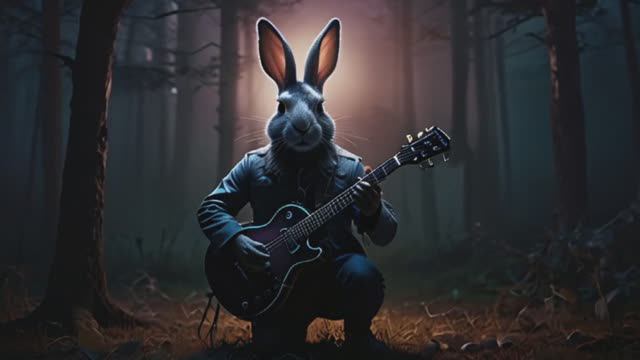 Песня про зайцев - Рок версия (Rock Cover) (Ai Rock) (Udio Ai) (Нейроклип) смотреть онлайн