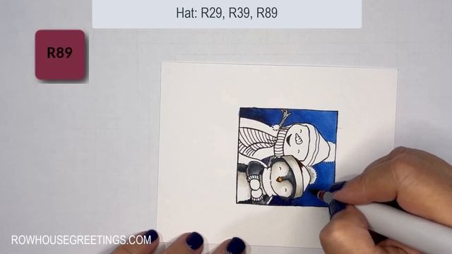 HOW TO: Coloring My Favorite Things stamps - Selfies with Santa - Copic Tutorial смотреть онлайн