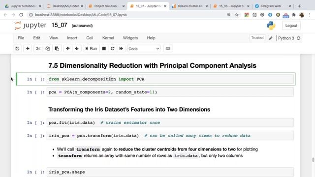 6 Unsupervised Machine Learning Dimensionality Reduction TSNE смотреть онлайн