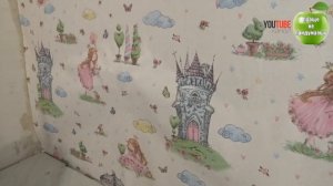 Как Легко поклеить обои с подгонкой рисунка без пузырей.