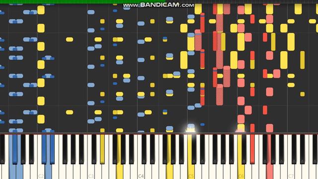 Undertale Bonetrousle 100K NOTES! Synthesia смотреть онлайн