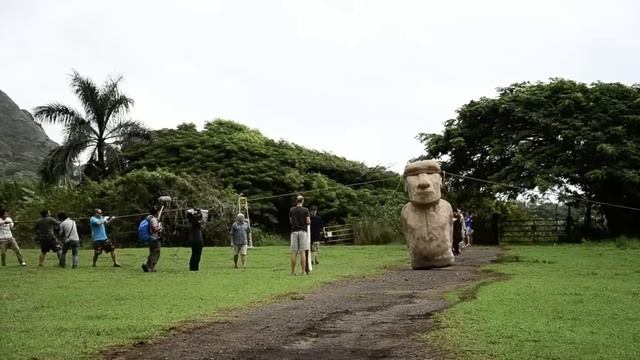 Easter Island moai 'walked' смотреть онлайн