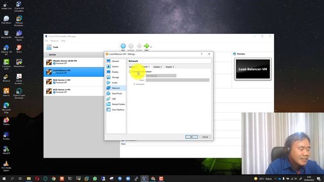 Menambahkan Network Adapter di VirtualBox смотреть онлайн