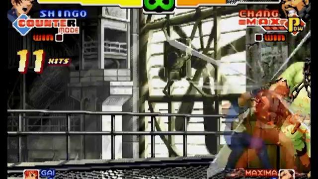 The King of Fighters 2000 Shingo Yabuki Combo 100% смотреть онлайн
