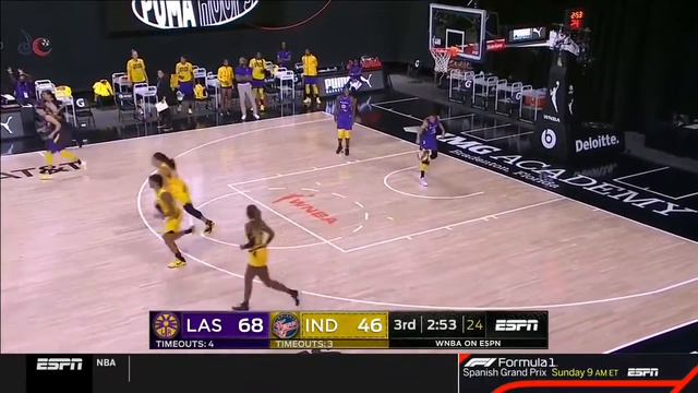 Kelsey Mitchell vs LAS 25 PTS 8.15.20 смотреть онлайн